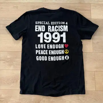 GOODENOUGH 굿이너프 13ss END RACISM T셔츠
