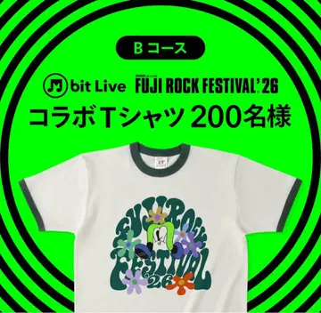후지록 페스티벌 2026 티셔츠 L