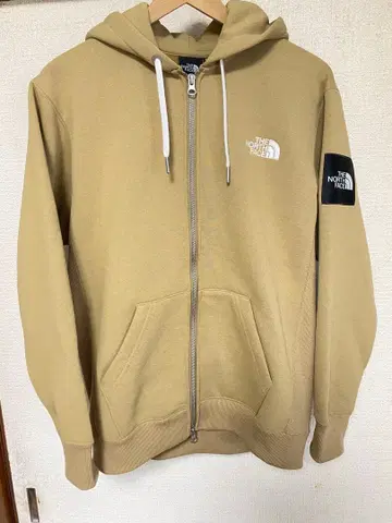 THE NORTH FACE 지퍼 후드티 베이지