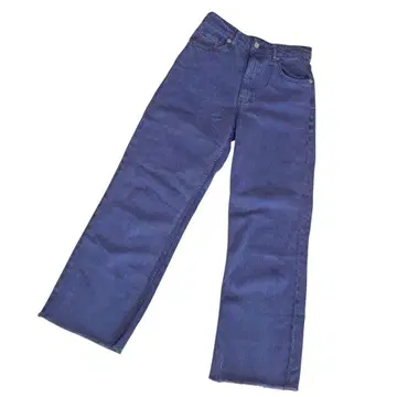 ZARA 퍼플 와이드 스트레이트 데님 EUR36 M