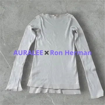 [ AURALEE Ron Herman ] 기가 보트넥 풀오버