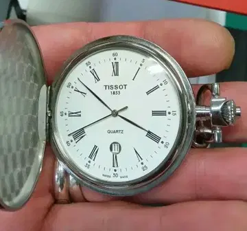 TISSOT 회중시계 쿼츠 날짜 포함