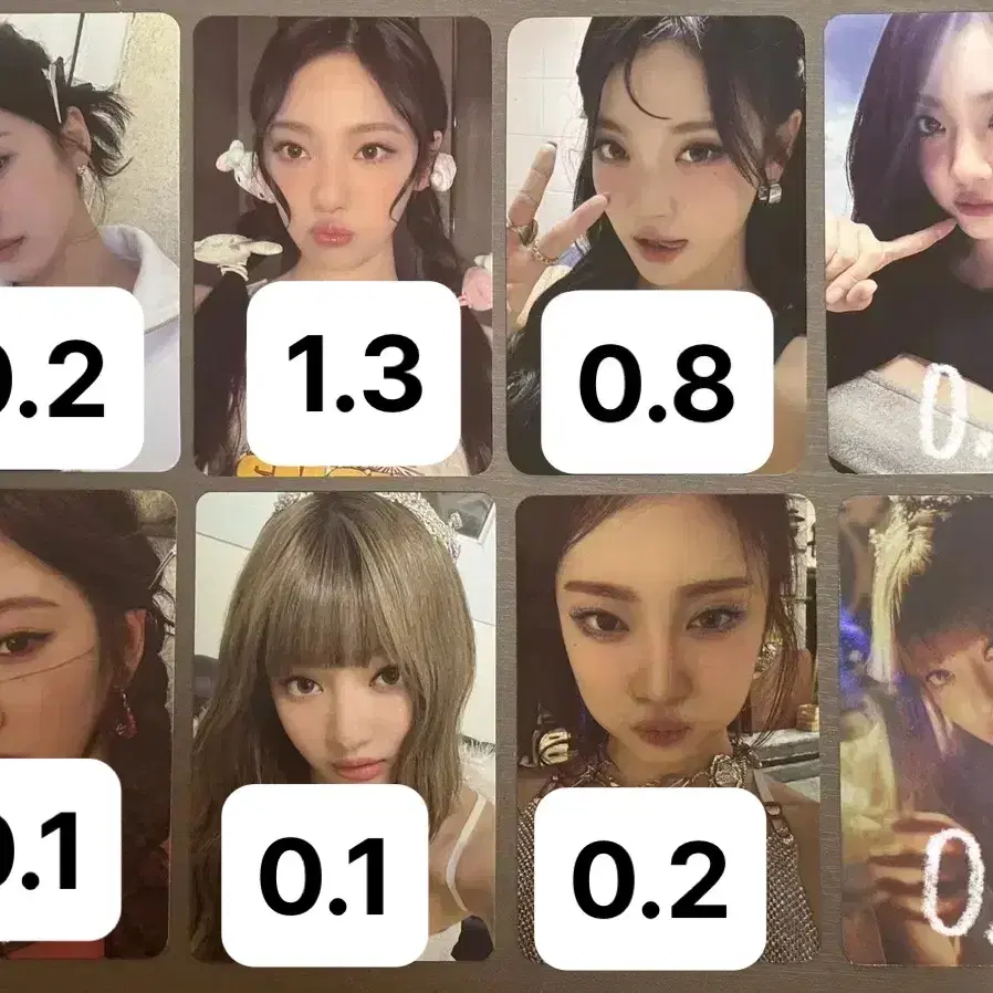 제시가능) 에스파 닝닝 포카 양도 카리나윈터지젤아마겟돈앨범콘서트