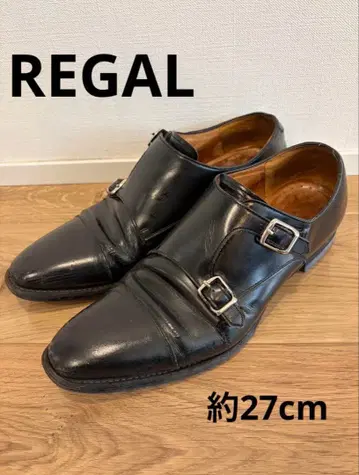 [ REGAL ] 더블 몽크 스트랩 비즈니스 슈즈 약 27cm