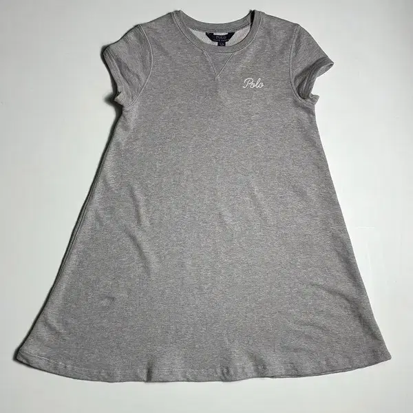 폴로 랄프로렌 그레이 키즈 미니 코튼 원피스 R2502