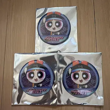 파워퍼프걸스 지바 롯데 마린스 시크릿 캔뱃지 3개 세트