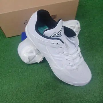 미즈노 야구 스파이크 화이트 23cm