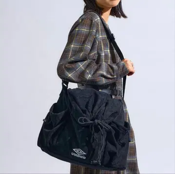 [ 완판 ] UMBRO 숄더백 블랙
