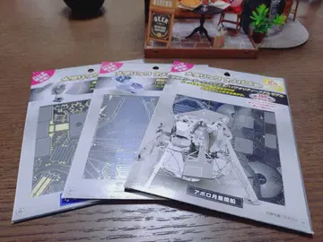 메탈릭 나노 퍼즐 3종 ( 달 착륙선, 스페이스 셔틀, 하야부사 )