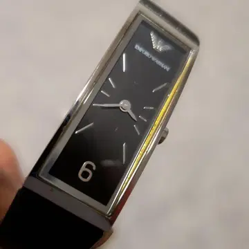 EMPORIO ARMANI 여성용 손목시계 렉탱귤러