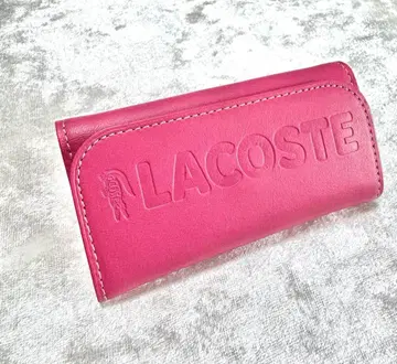 LACOSTE 라코스테 키케이스 핑크 가죽