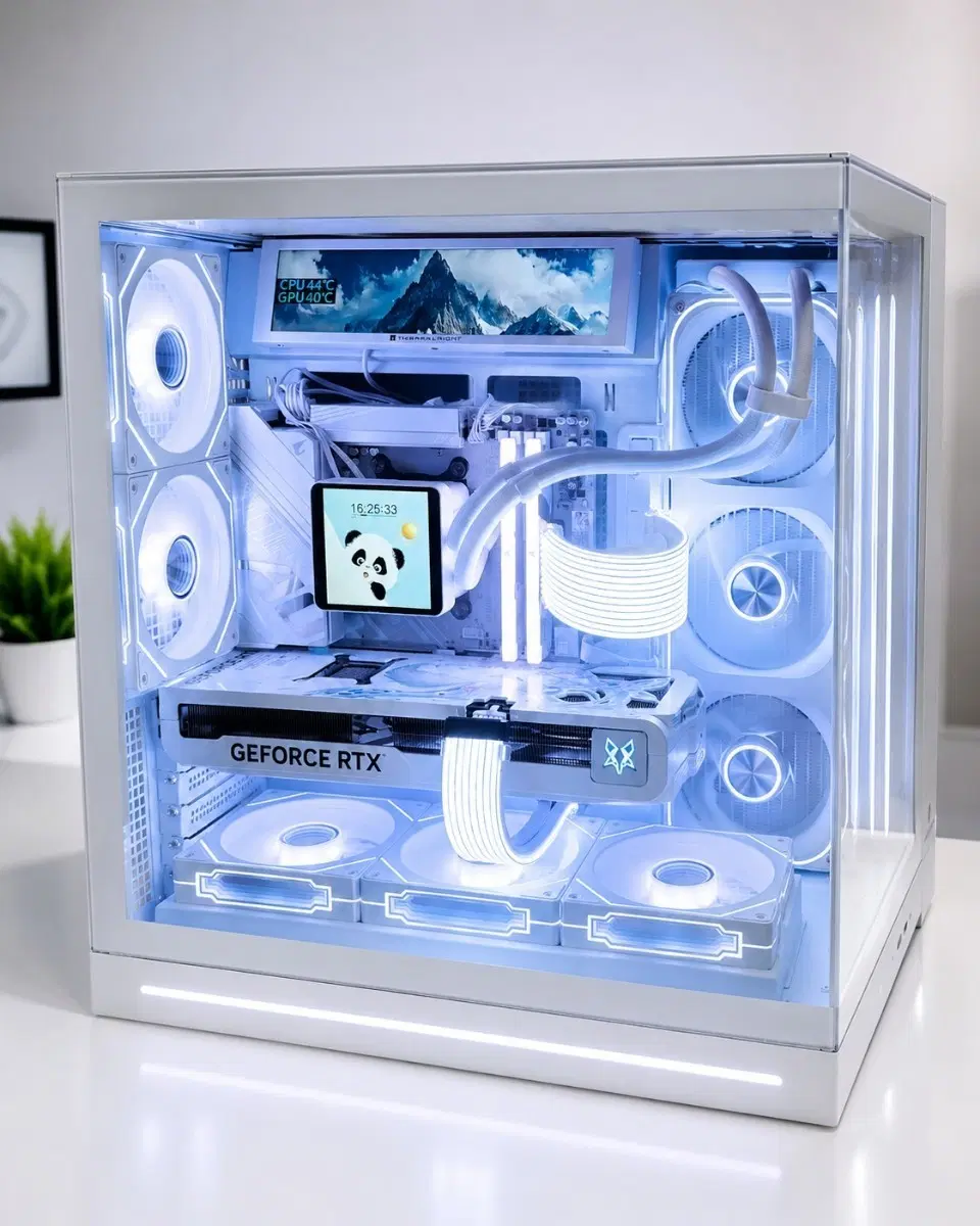 라이젠7 9800X3D RTX5080 화이트 어항본체 팝니다