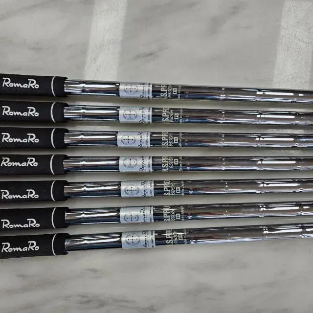 로마로 정품 RAY 경량스틸950GH R 중고7아이언샤프트.4-PW