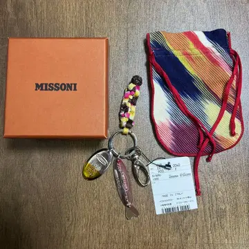 새상품 MISSONI 미쏘니 키링 참