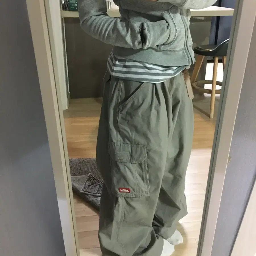 빈티지 카고 와이드 팬츠