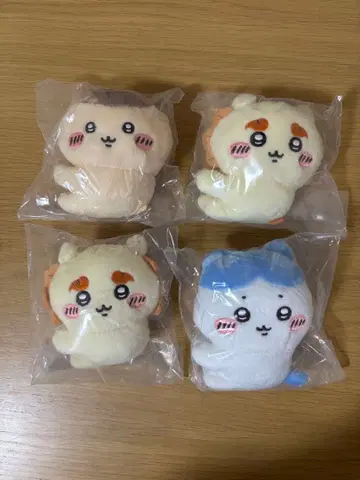치이카와 클립 봉제 인형 하치와레 밤만쥬 시사 3종 세트