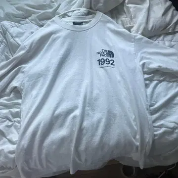 THE NORTH FACE 1992 롱 슬리브 T셔츠 화이트 XL