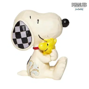 스누피&우드스탁 허그 미니 피규어 짐쇼어 enesco