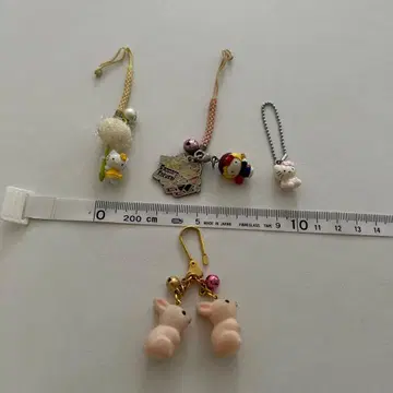 헤이세이 레트로 지역 한정 키티 스키장 민들레 씨앗 스트랩 토끼 산리오