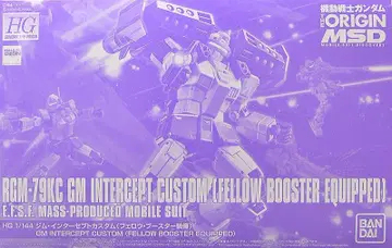 HG 1/144 짐 인터셉트 커스텀 (페로우 부스터 장비)