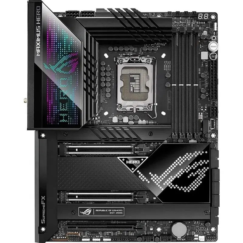 i9-12900k + Z690 Maximus Hero 인텔 ddr5