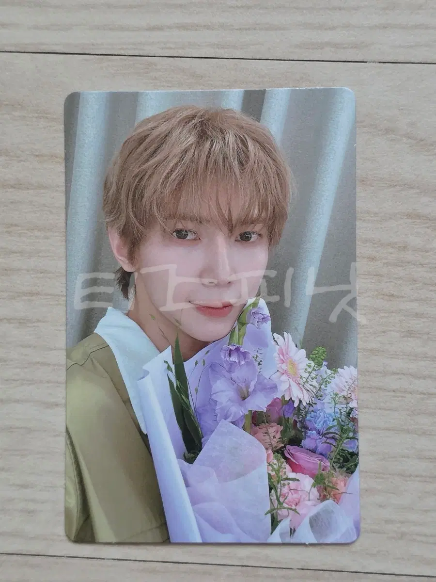 에이티즈 톡톡 디지팩 미공포 꽃다발 양면 포카 여상 yeosang
