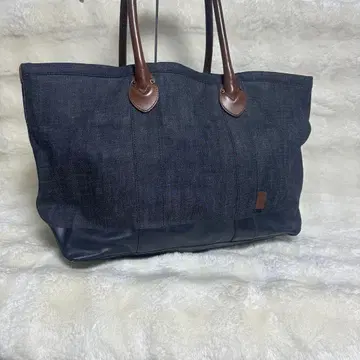 agnes b. VOYAGE 데님 토트백 대용량 A4
