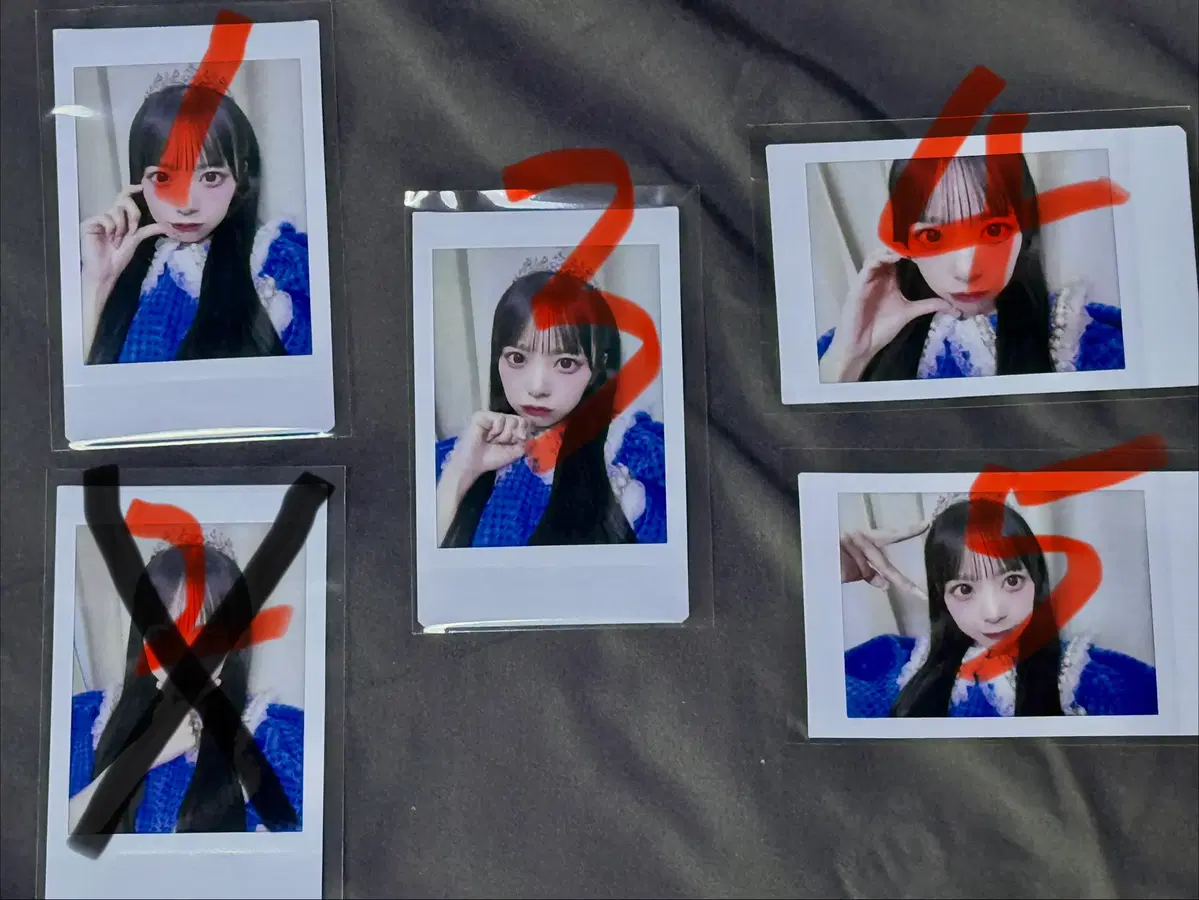 큐스토 나이스다네 온라인사인회 프린트체키 5종 마스다아야노