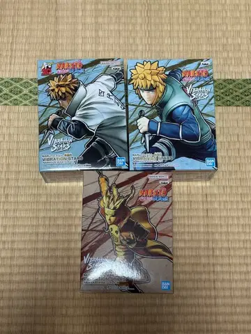 NARUTO 피규어 3체 세트 나미카제 미나토