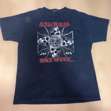 00s sturgis skull iron cross tee