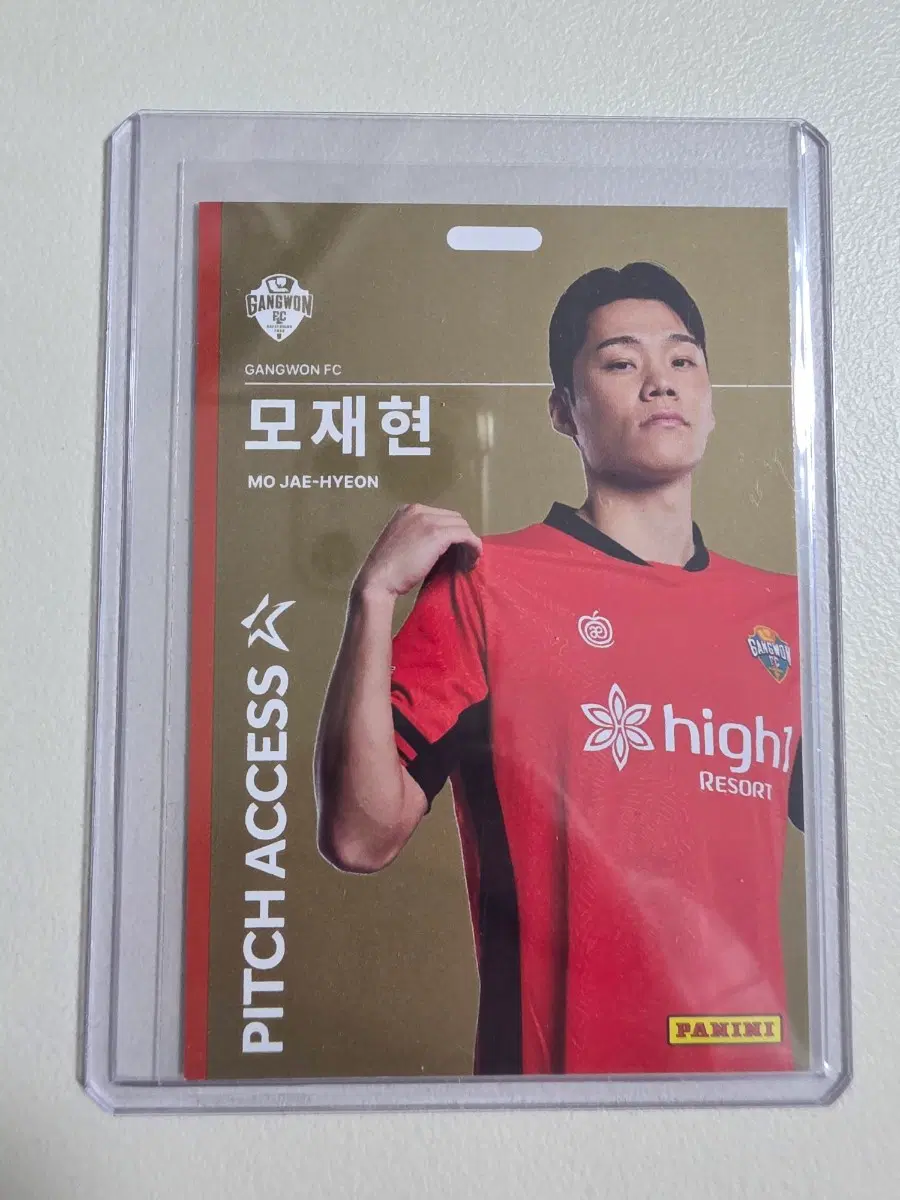 레어)2026 k리그 파니니 모재현 Pitch Access 골드 강원fc