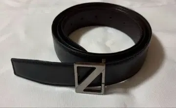 Ermenegildo Zegna 제냐 블랙 가죽 벨트