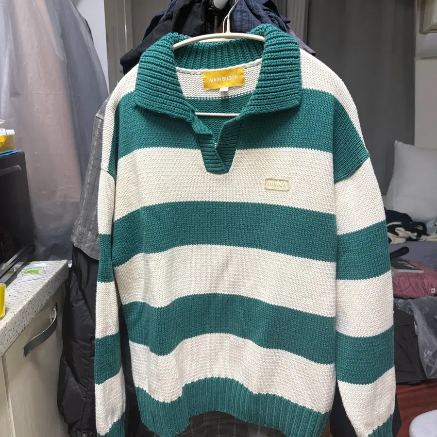Traveler Oversized Sweater(TEAL GREEN) 2