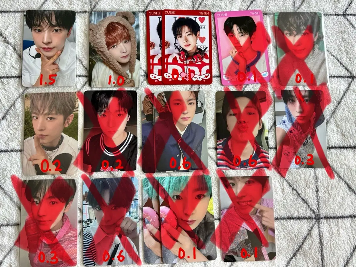 엔시티 위시 유우시 포카 양도