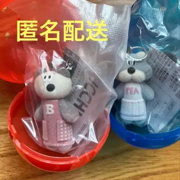 ICCHI 패션 카라비너 마스코트 참 고양이 곰 가챠 세트