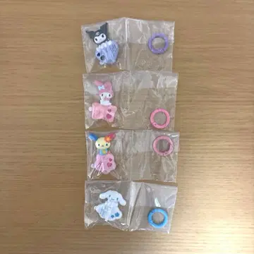 산리오 캐릭터즈 키링 행거 4개 세트