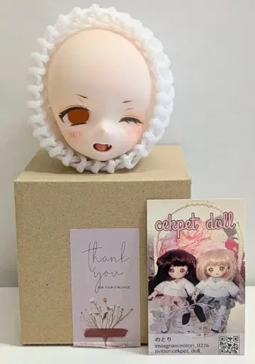 cekpet Doll DD 커스텀 헤드 DDH-01 세미 화이트 스킨