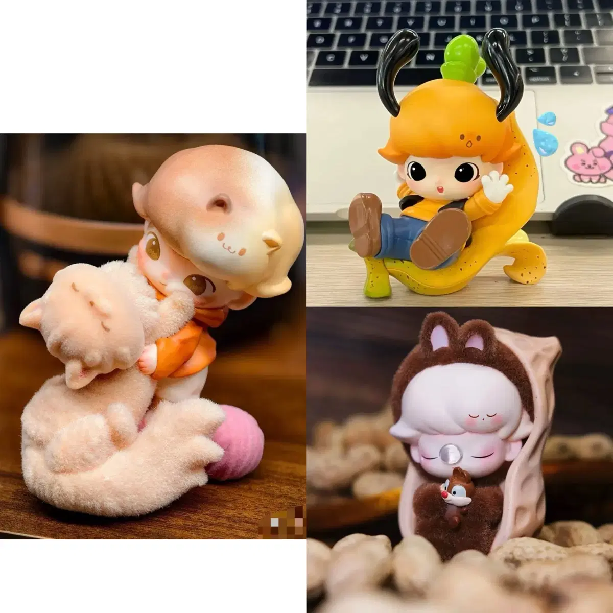 개봉하다  팝마트 디무 Dimoo 시리스 3개 묶음 판매