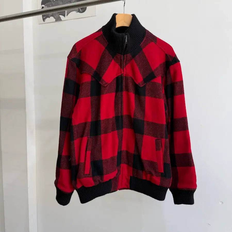 WOOLRICH 버팔로 체크 자켓
