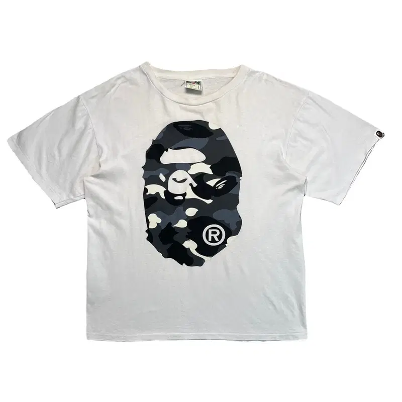 A BATHING APE 빅헤드 카모 티셔츠 L