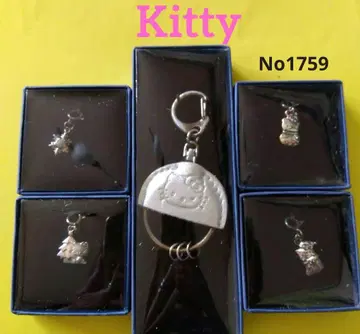 레트로 팝 키티 SILVER925 참 키링