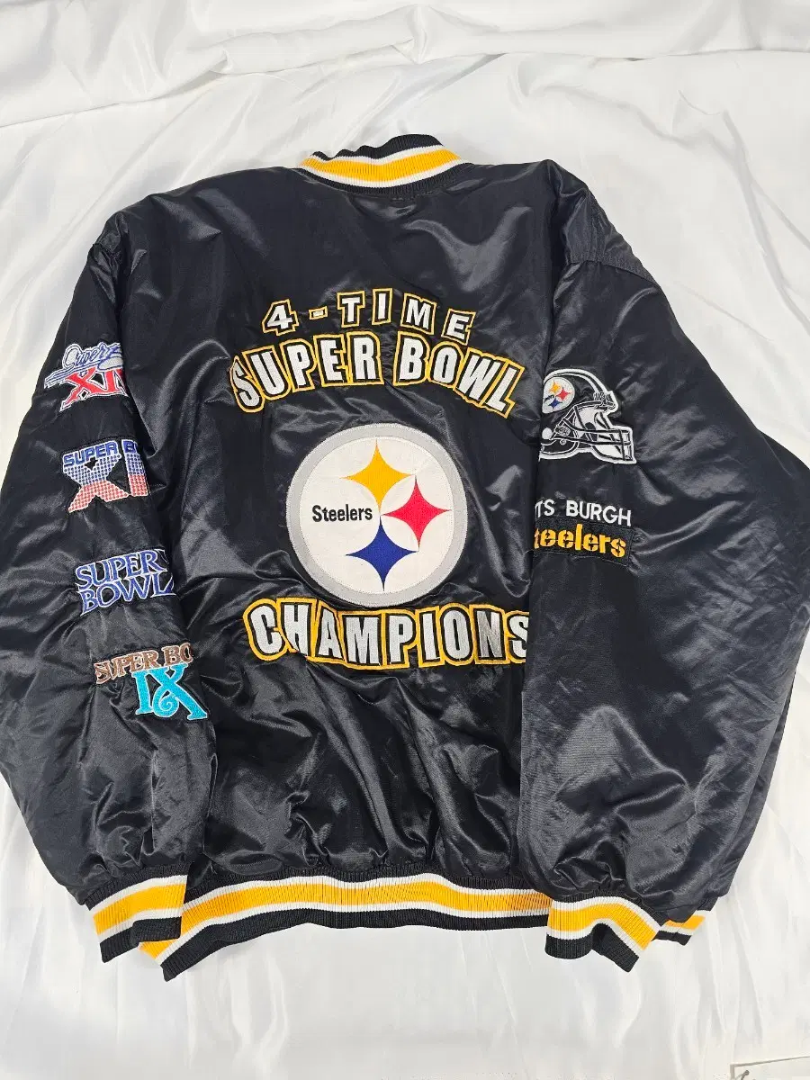 nfl피츠버그스틸러스슈퍼볼우승새틴자켓