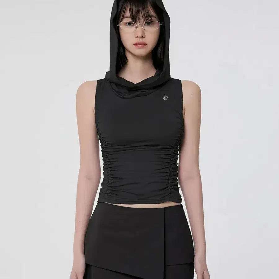 플레어업 Hooded High Neck Sleeveless 후드넥슬리브
