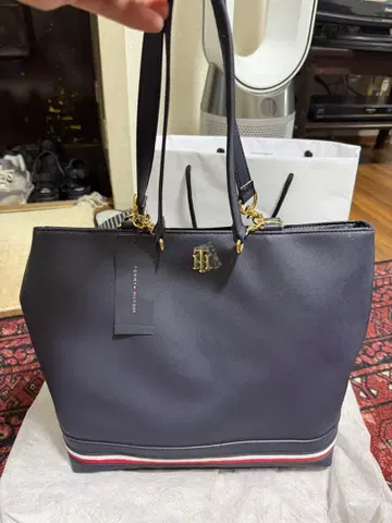 TOMMY HILFIGER 토트백 네이비