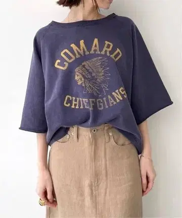 라빠르망 레미 릴리프 Pint Half sleeve SweatNB 미사용
