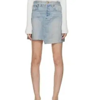 랙앤본 rag & bone 언밸런스 데님 미니 스커트 27 새상품