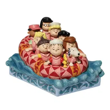 스누피 피넛갱 라프팅 짐 쇼어 enesco