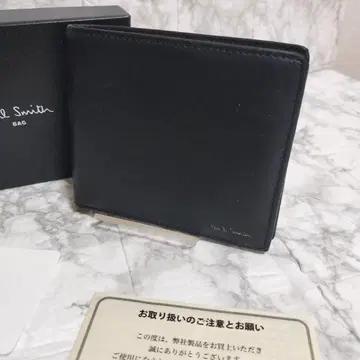 폴 스미스 접이식 지갑 블랙