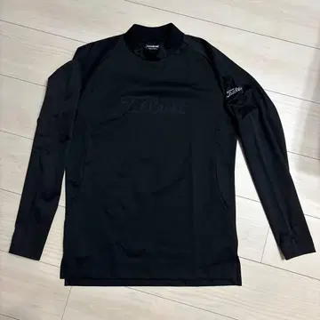 Titleist 모크넥 셔츠 블랙 M 사이즈