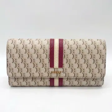 BALLY SUPRA 여성용 가죽 덮개 장지갑
